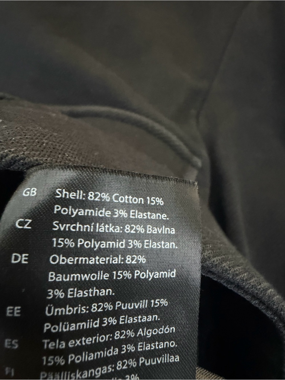 Cos Cropped Twill Jacket In Black - Picture 8 of 9